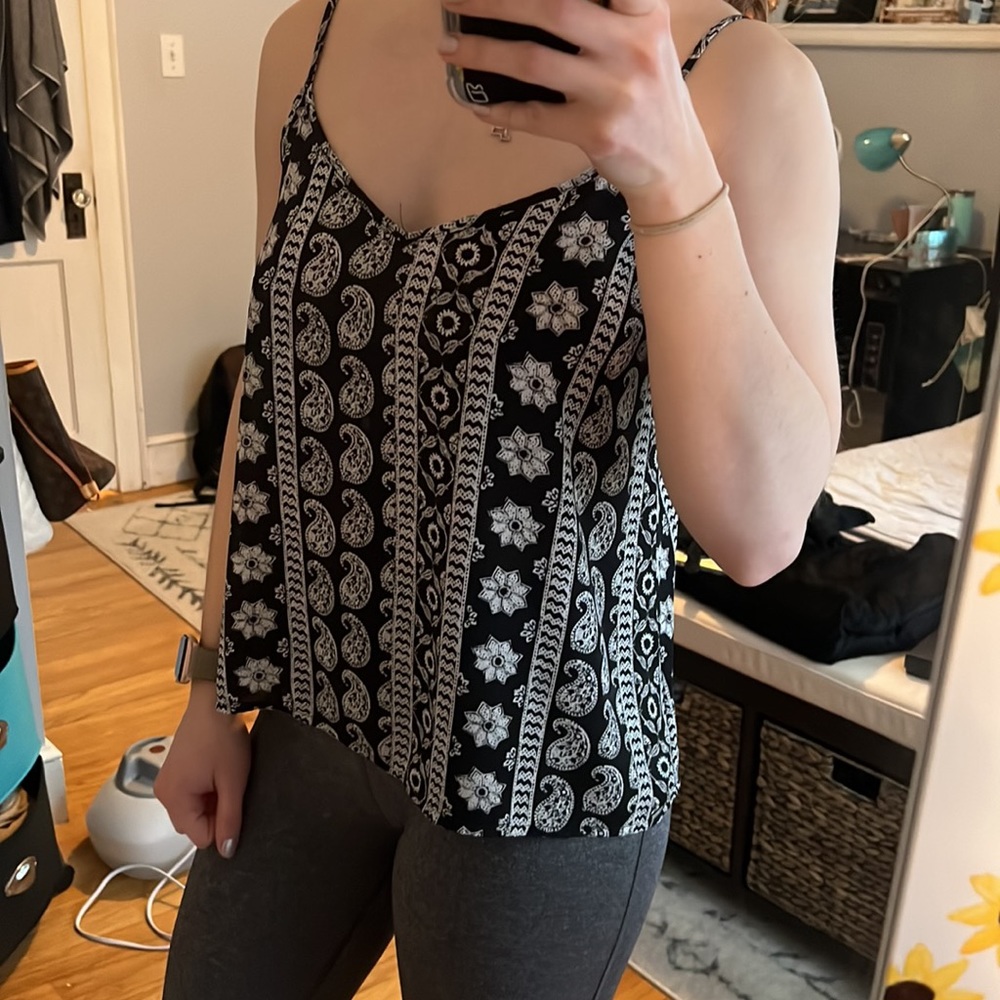 Hollister patterned tank top
